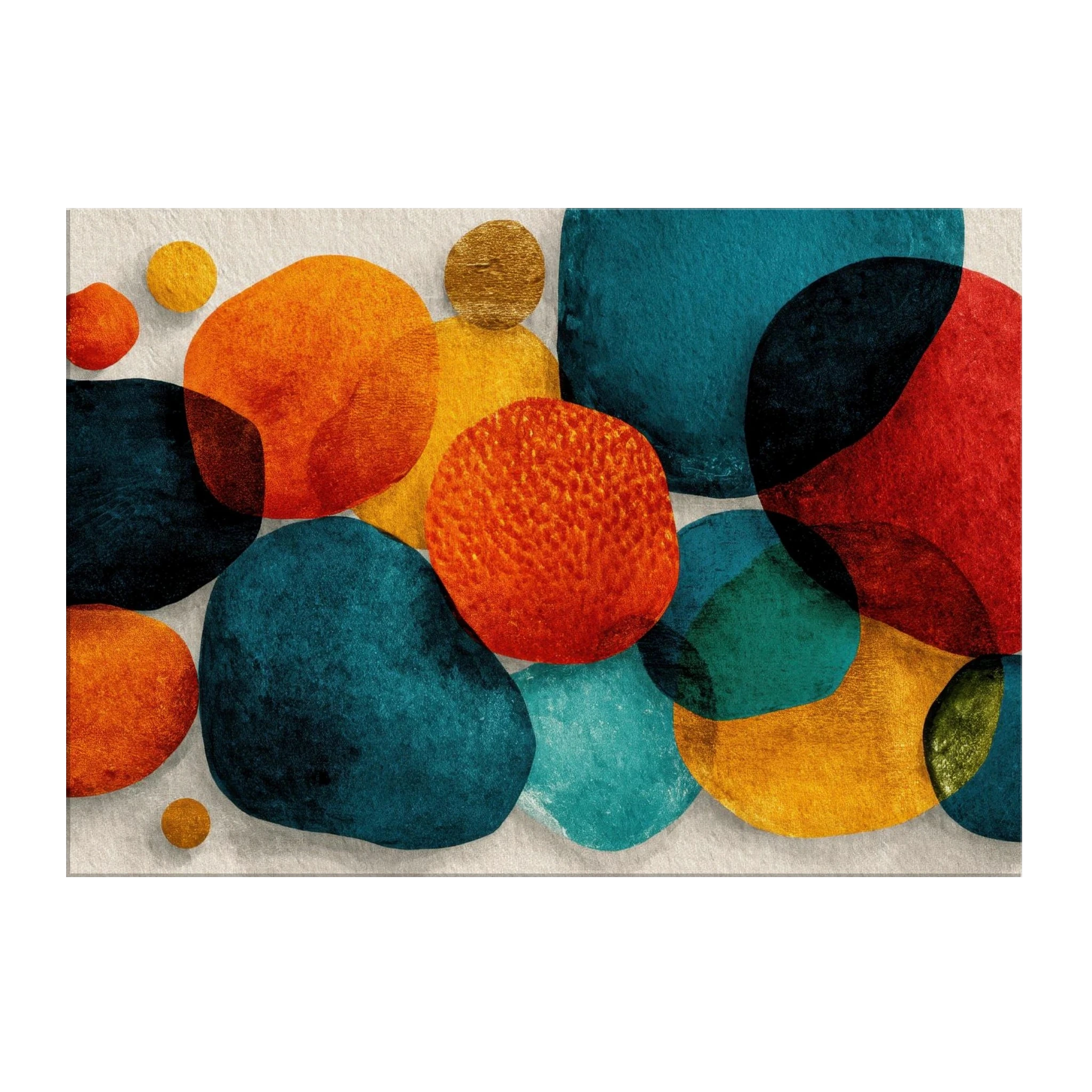 Modern Art Blocks Canvas | Calm Geometry – CASOPRA